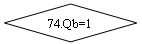-: : 74.Qb=1